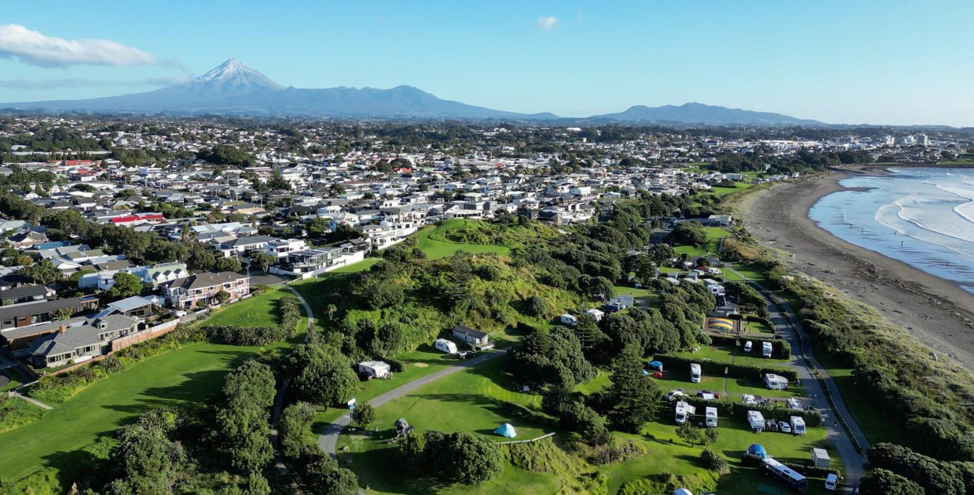 Fitzroy Beach Holiday Park New Plymouth Exteriér fotografie