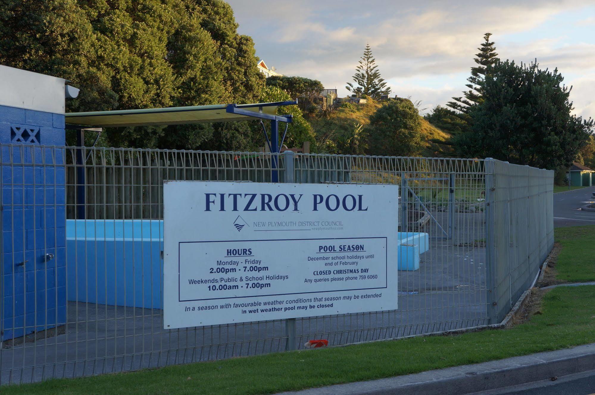 Fitzroy Beach Holiday Park New Plymouth Exteriér fotografie
