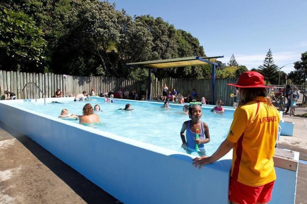 Fitzroy Beach Holiday Park New Plymouth Exteriér fotografie